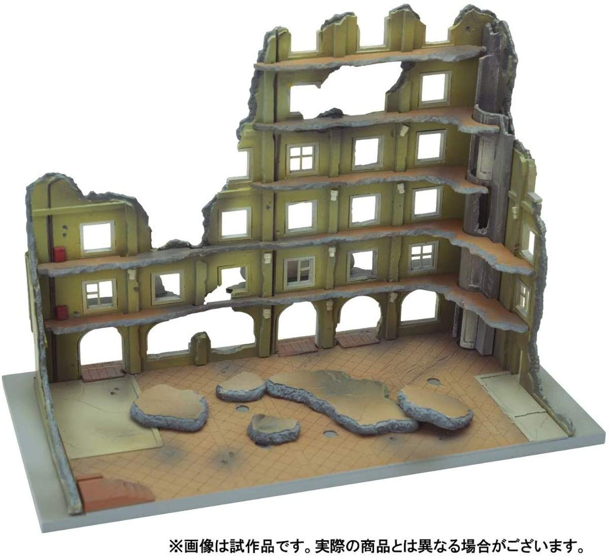 TOMYTEC Dcm04 Diocolle Combat Destroyed Building C 1/144 Scale Kit- Japan Figure Store - #1 Bring To You The Best Japanese Goods