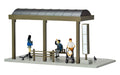 Tomytec Geocolle 64 Car Snap 05A Bus Stop Set with PVC Dolls - Completed Product 312369- Japan Figure Store - #1 Bring To You The Best Japanese Goods