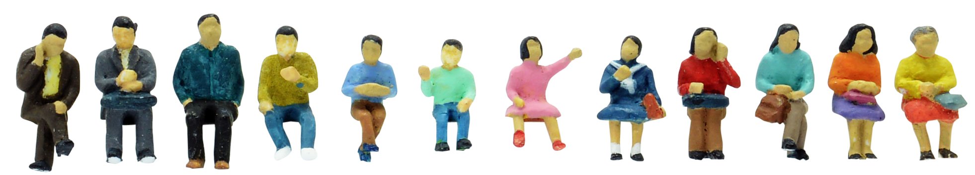 Tomytec Human Scene Collection 114 - Sitting People Diorama Supplies- Japan Figure Store - #1 Bring To You The Best Japanese Goods