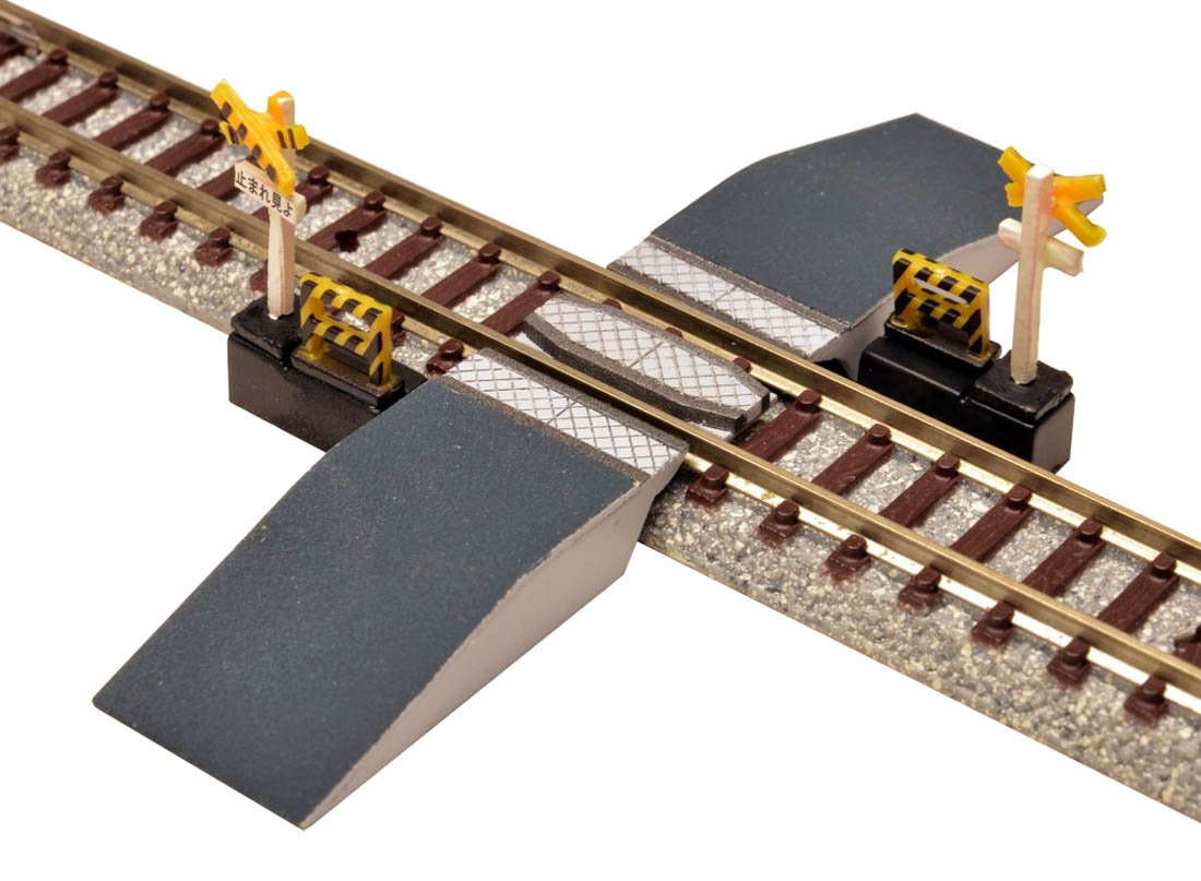 Tomytec Railroad Crossing C Diorama Accessories - Geocolle Scenery Collection 114- Japan Figure Store - #1 Bring To You The Best Japanese Goods