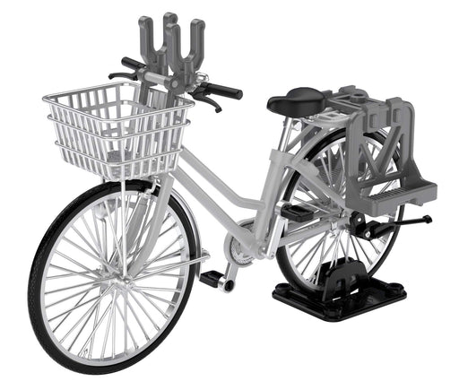 TOMYTEC Lm006 Little Armory School Bike For Designated Defense Schools Silver Painted Finished Product 1/12 Scale Kit- Japan Figure Store - #1 Bring To You The Best Japanese Goods