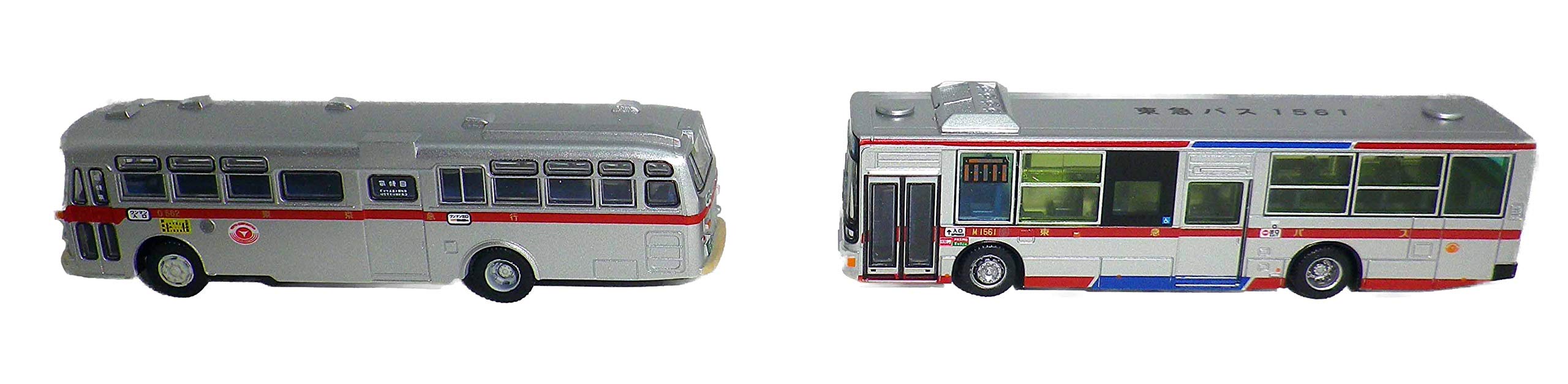 Tomytec Bus Collection - Original New and Old Long Car Set Tokyu Bus Edition- Japan Figure Store - #1 Bring To You The Best Japanese Goods
