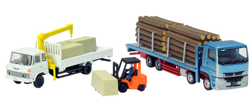Tomytec Sawmill Truck Set - Limited Edition Diorama Supplies from The Truck Collection- Japan Figure Store - #1 Bring To You The Best Japanese Goods