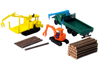 Tomytec Truck Collection - Log Transport Set Limited Edition Diorama Supplies- Japan Figure Store - #1 Bring To You The Best Japanese Goods