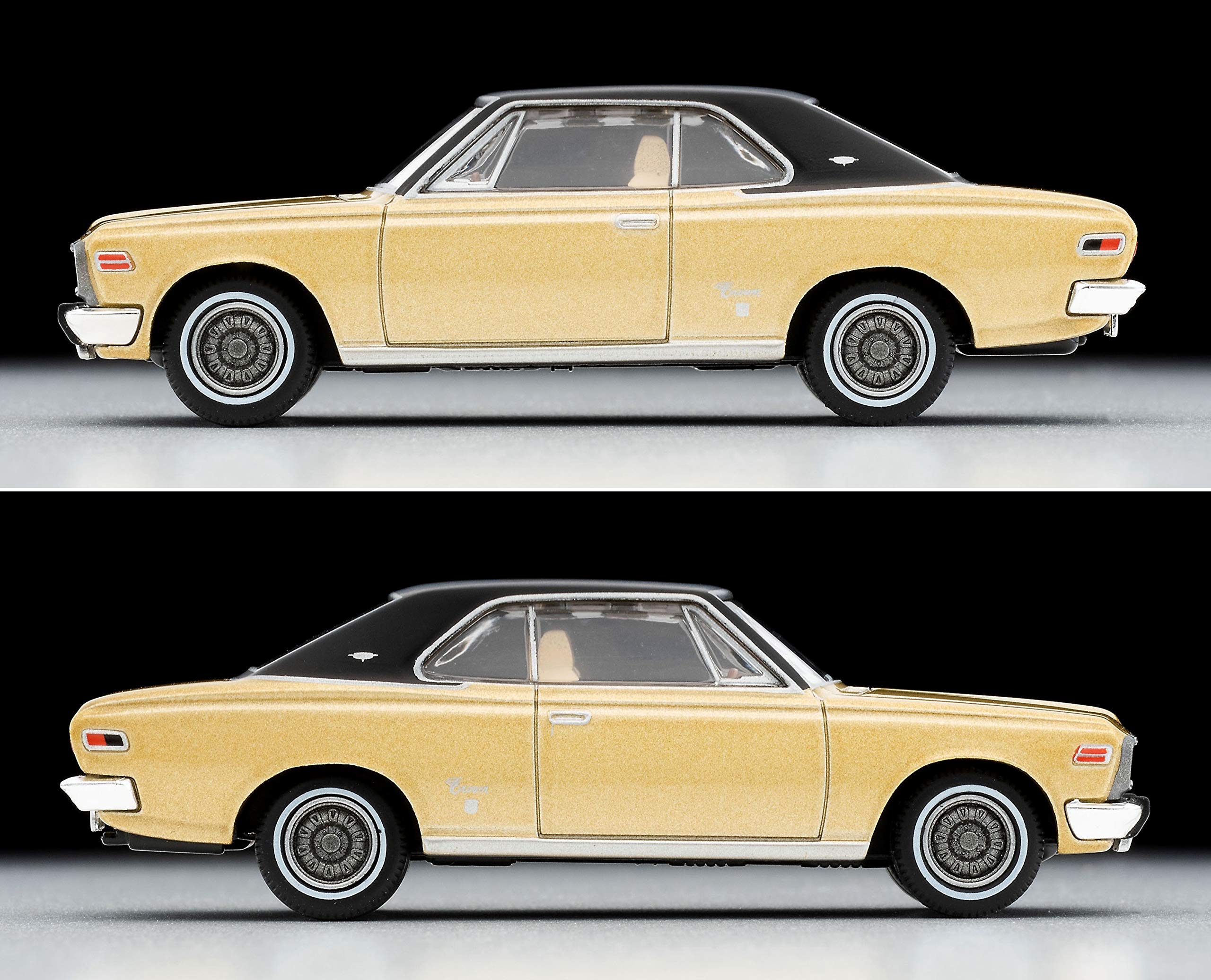 Tomytec LV-192b Tomica Limited Vintage 1/64 Toyopet Crown Hardtop Super Deluxe 70 Year Gold / Black- Japan Figure Store - #1 Bring To You The Best Japanese Goods