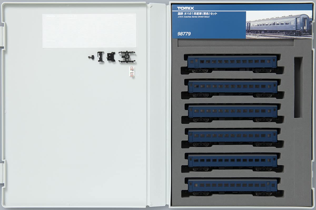 Tomytec Tomix N Gauge Oha 61 Series Blue 98779 JNR Railway Model Passenger Car- Japan Figure Store - #1 Bring To You The Best Japanese Goods