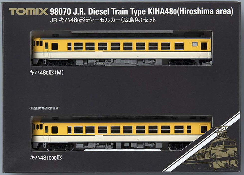 Tomytec Tomix N Gauge 2-Car Kiha48 Hiroshima Set Diesel Railway Model 98070- Japan Figure Store - #1 Bring To You The Best Japanese Goods