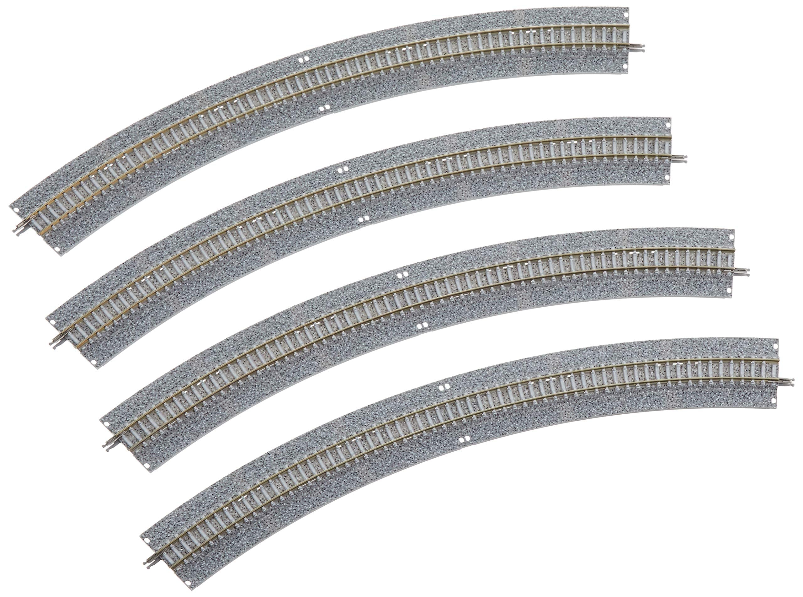 Tomytec Wide Curve Rail C391-45-Wp F Set of 4 N Gauge Railway Model Supplies- Japan Figure Store - #1 Bring To You The Best Japanese Goods