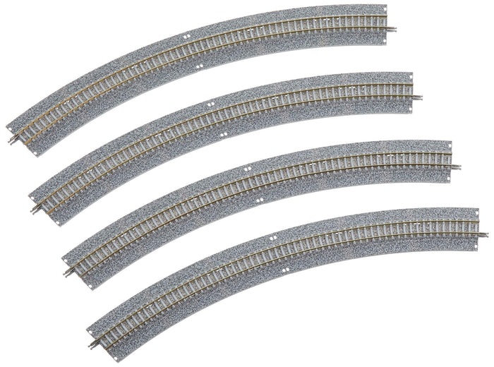 Tomytec Wide Curve Rail C391-45-Wp F Set of 4 N Gauge Railway Model Supplies- Japan Figure Store - #1 Bring To You The Best Japanese Goods