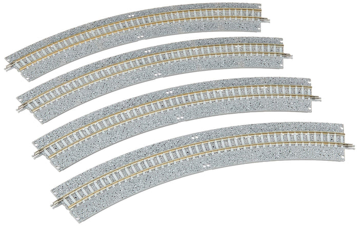 Tomytec Tomix N Gauge Curved Rail Set of 4 Wide PC C280-45-WP Model Railway- Japan Figure Store - #1 Bring To You The Best Japanese Goods