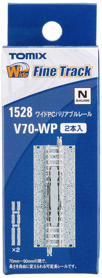 Tomytec Wide Pc Variable Rail V70-Wp F Tomix N Gauge Set of 2 - Model Railway Supplies 1528- Japan Figure Store - #1 Bring To You The Best Japanese Goods