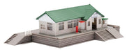 Tomytec Green Wooden Station Building Set N Gauge 4202 Railway Model- Japan Figure Store - #1 Bring To You The Best Japanese Goods
