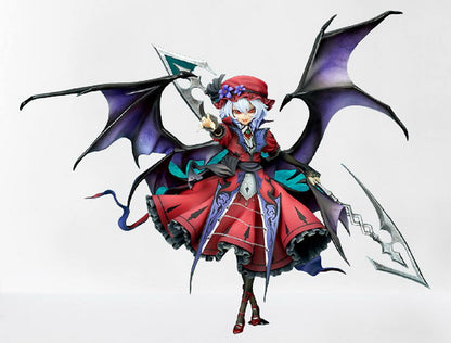 Quesq Touhou Remilia Scarlet Crimson Castle Legend 1/8 Figure Extra Color Blood Moon- Japan Figure Store - #1 Bring To You The Best Japanese Goods