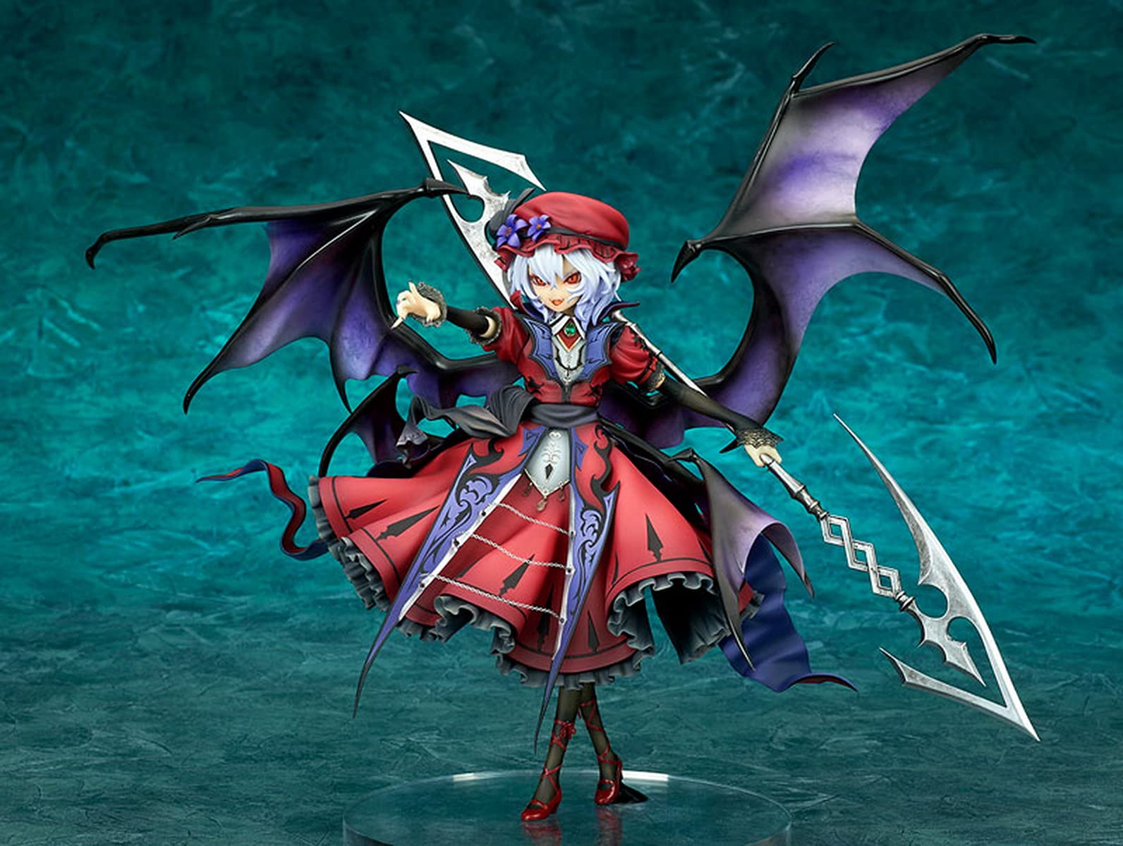 Quesq Touhou Remilia Scarlet Crimson Castle Legend 1/8 Figure Extra Color Blood Moon- Japan Figure Store - #1 Bring To You The Best Japanese Goods