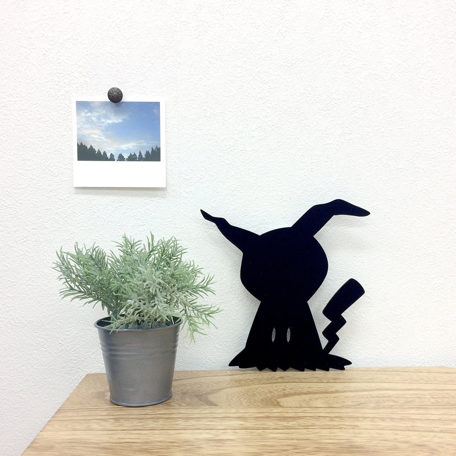 Toyo Case Incorporated Wall Light That Can Be Peeled Off Wall-Mounted Corridor / Entrance / Storage Inside Pokemon Mimikyu Black Body Size: Width 18.3 X Depth 2 X Height 19 Cm- Japan Figure Store - #1 Bring To You The Best Japanese Goods