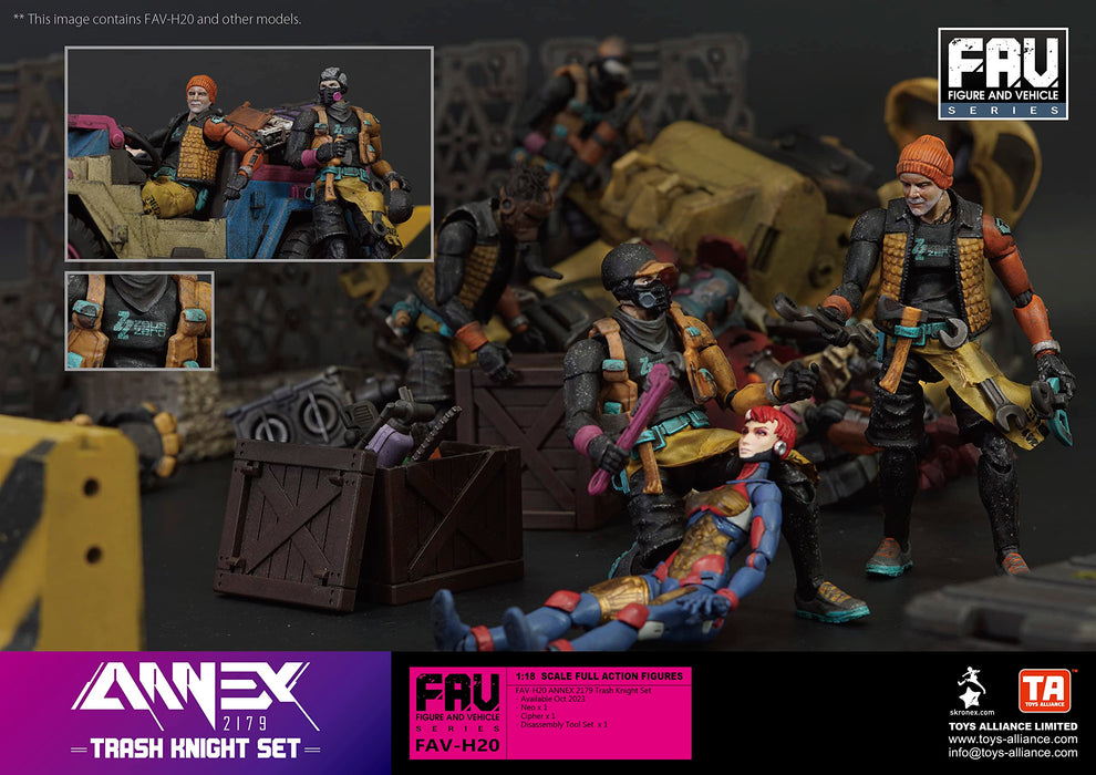 Toys Alliance Japan Acid Rain Fav H20 Trash Night Set 1/18 Scale Action Figure- Japan Figure Store - #1 Bring To You The Best Japanese Goods