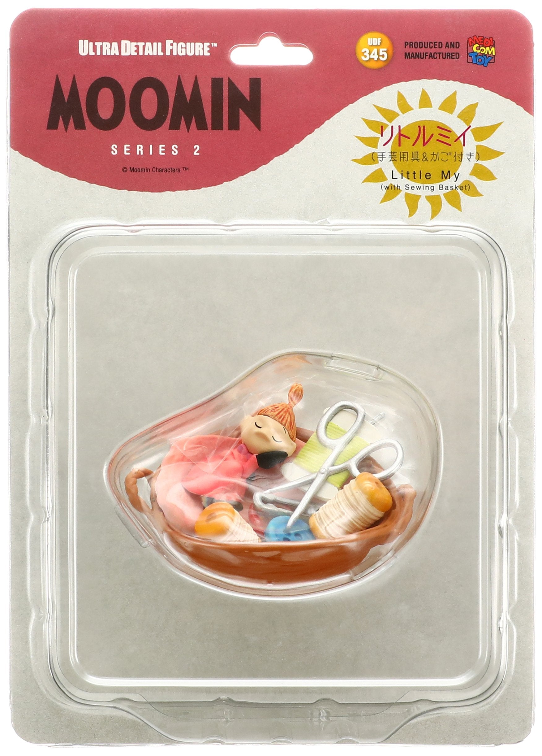 MEDICOM Udf-345 Ultra Detail Figure Moomin Series 2 Little My Basket With Handicrafts Tool- Japan Figure Store - #1 Bring To You The Best Japanese Goods