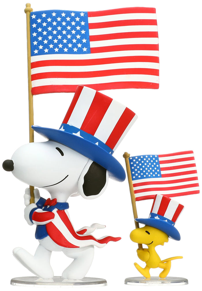 MEDICOM Udf-320 Ultra Detail Figure U.S.A. Snoopy & Woodstock- Japan Figure Store - #1 Bring To You The Best Japanese Goods