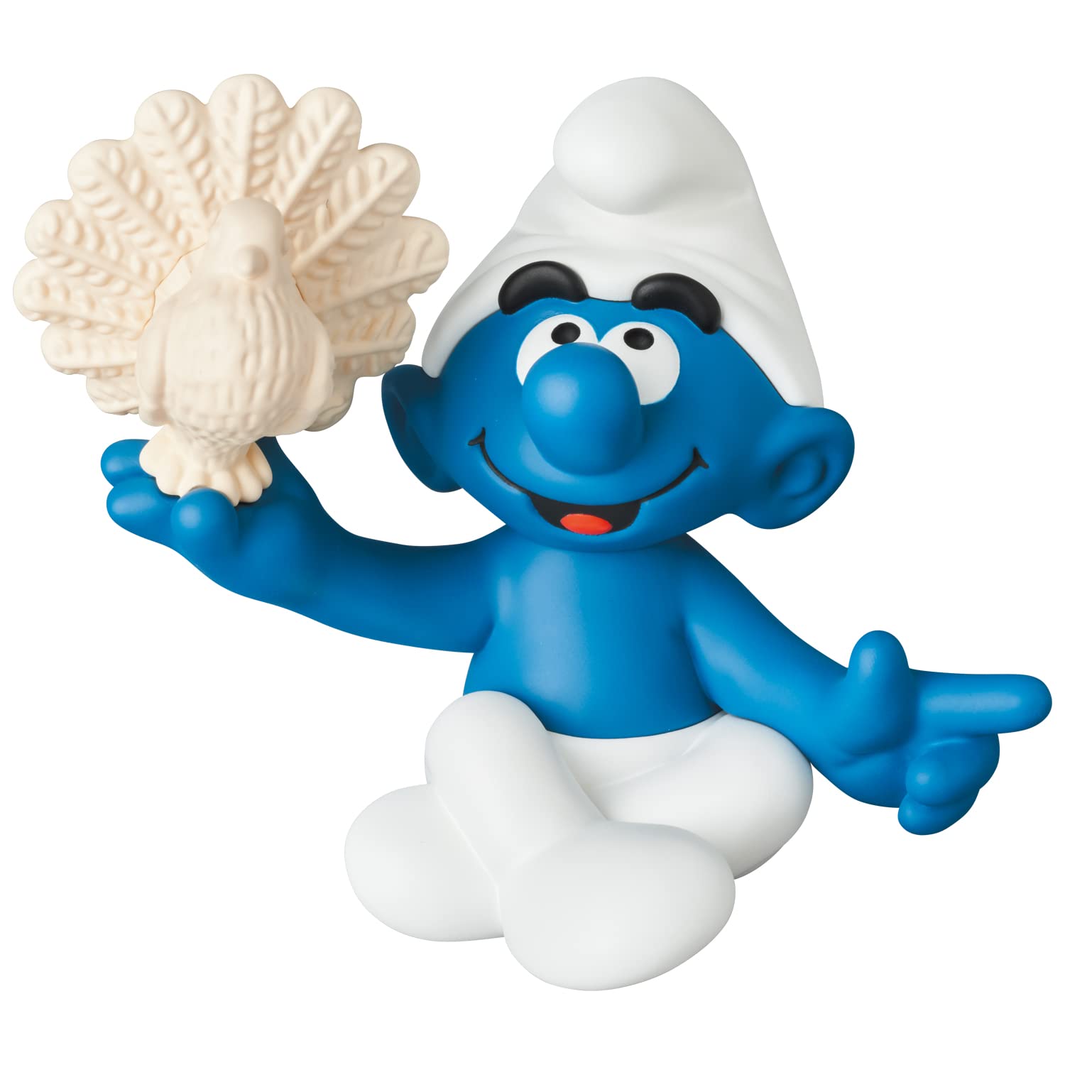 Medicom Toy UDF Smurfs Series 2 Smurf w/ Bird 71mm Figure- Japan Figure Store - #1 Bring To You The Best Japanese Goods