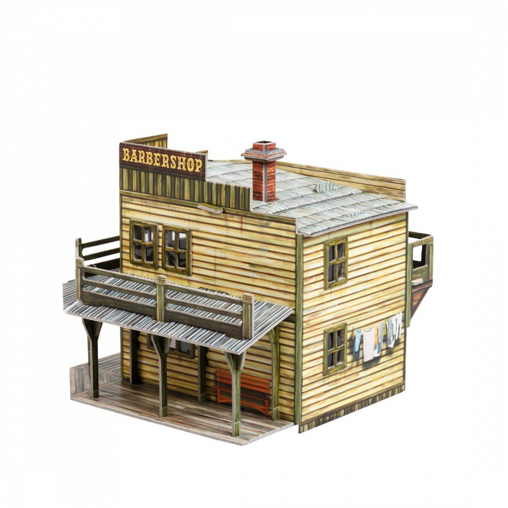UMBUM Paper Craft Kit Barber 1/56 Scale- Japan Figure Store - #1 Bring To You The Best Japanese Goods