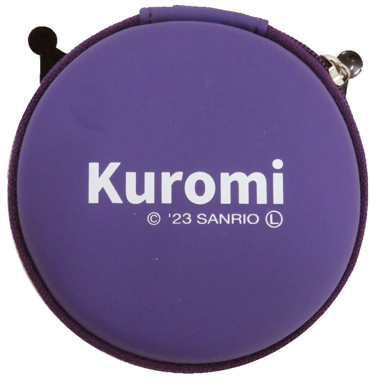 Unique Japan Round Accessory Case Sr-0065Kr Kuromi- Japan Figure Store - #1 Bring To You The Best Japanese Goods