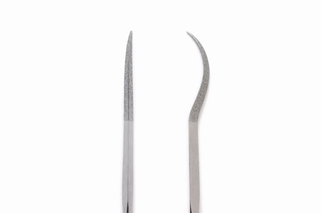 WAVE Special Shaped Diamond File Triangle, Curved End- Japan Figure Store - #1 Bring To You The Best Japanese Goods
