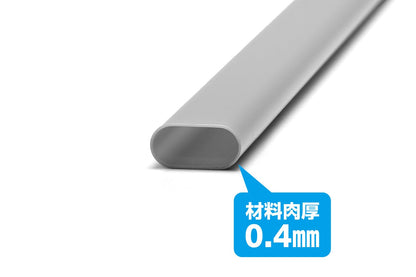 Wave OM-422 Plastic Gray Round Pipe 4x8mm 5pcs Hobby Material- Japan Figure Store - #1 Bring To You The Best Japanese Goods