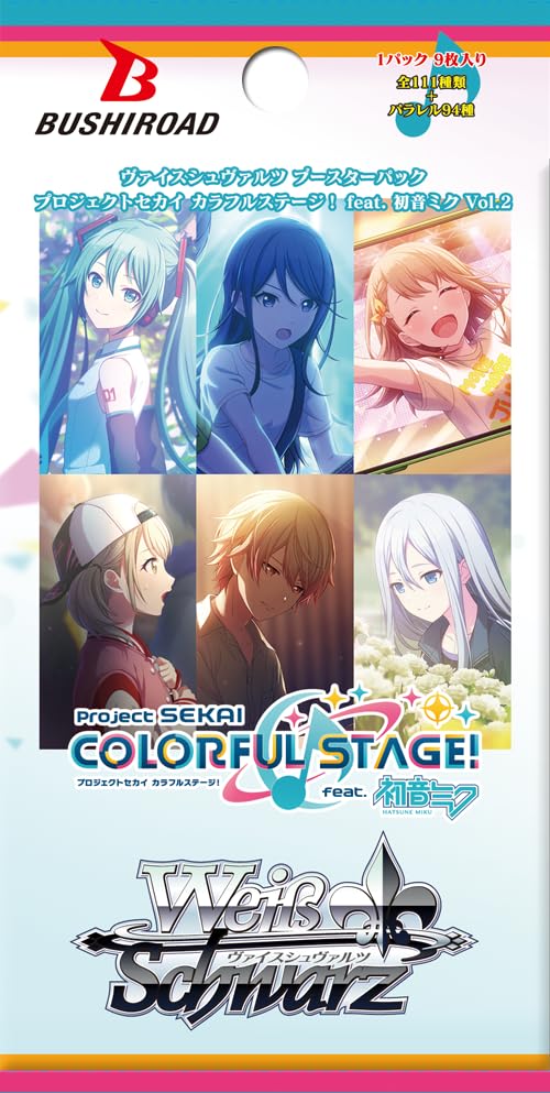 Bushiroad Weiss Schwarz Project Sekai Colorful Stage Vol.2 Featuring Hatsune Miku Booster Box- Japan Figure Store - #1 Bring To You The Best Japanese Goods