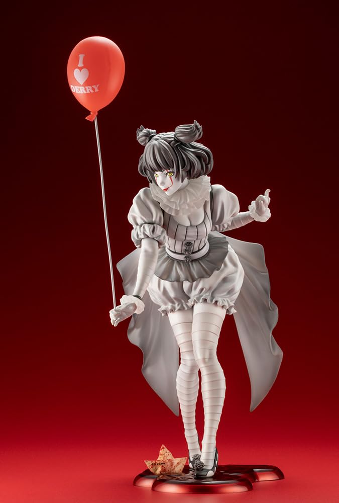 Kotobukiya 1/7 Scale Pvc Painted Pennywise Horror Bishoujo Figure (2017 Japan Monochrome Ver.)- Japan Figure Store - #1 Bring To You The Best Japanese Goods