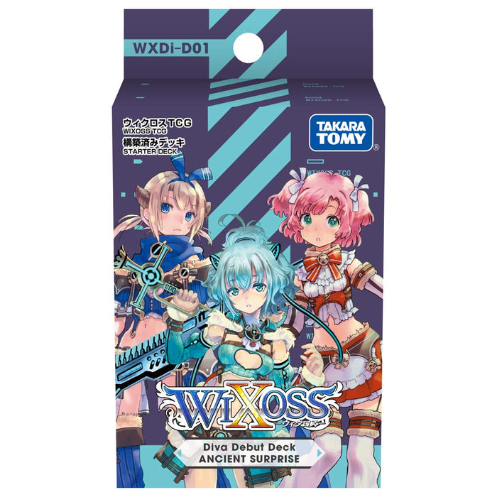 Takara Tomy Wixoss Tcg Wxdi-D01 Diva Debut Deck Ancient Surprise Card Game Boxes- Japan Figure Store - #1 Bring To You The Best Japanese Goods