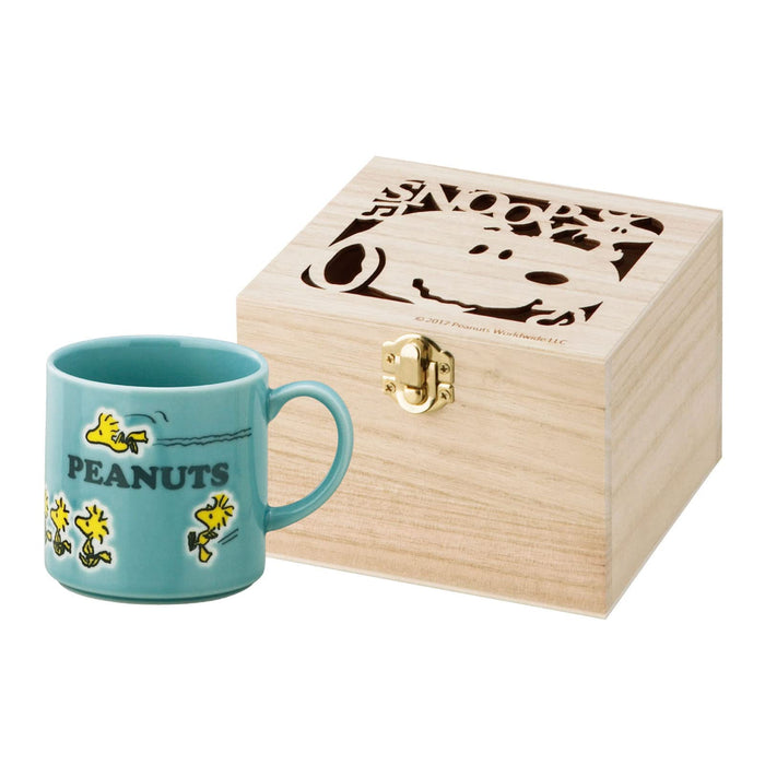 YAMAKA Peanuts Snoopy Mug With Wooden Box Follow Me- Japan Figure Store - #1 Bring To You The Best Japanese Goods