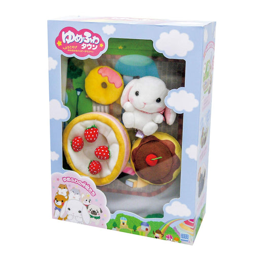 KAWADA Yf-025 Yume Fuwa Town Plush Doll Strawberry Cake & Cafeteria Set- Japan Figure Store - #1 Bring To You The Best Japanese Goods