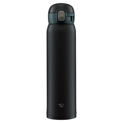 Zojirushi Water Bottle (Seamless One Touch): Black 600ml Japanese Stainless Steel Bottle- Japan Figure Store - #1 Bring To You The Best Japanese Goods