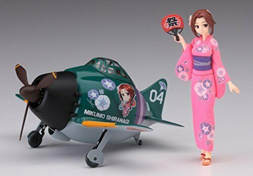 1/20 Egg Girls Collection No.04 'siranagi Sakura' W/egg Plane Zero Fighter