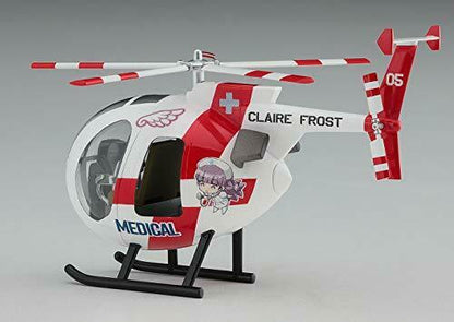 1/20 Egg Girls Collection No.05 'claire Frost' W/hughes 500 Plastic Model Kit